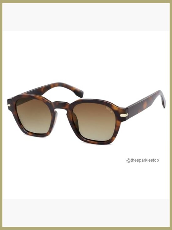 Vintage Square Polarized Sunglasses with UV400 Protection main image 4